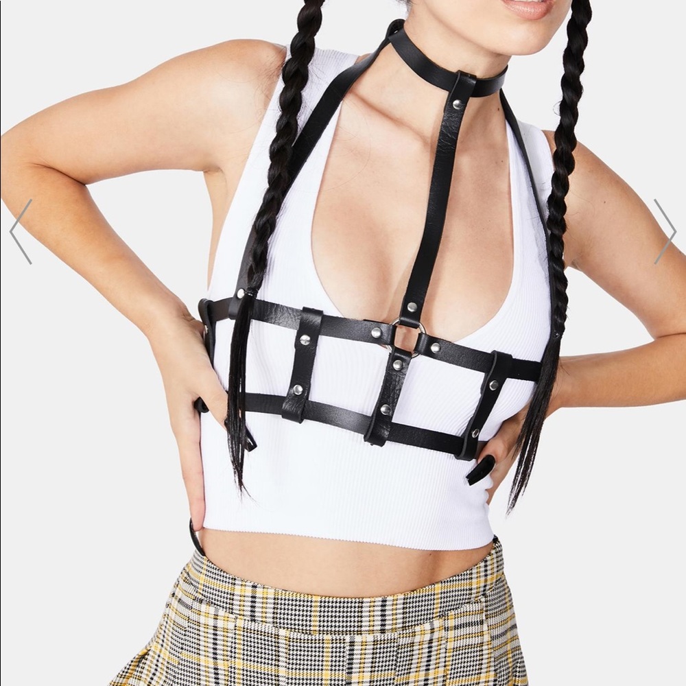 Vegan Leather Body Harness